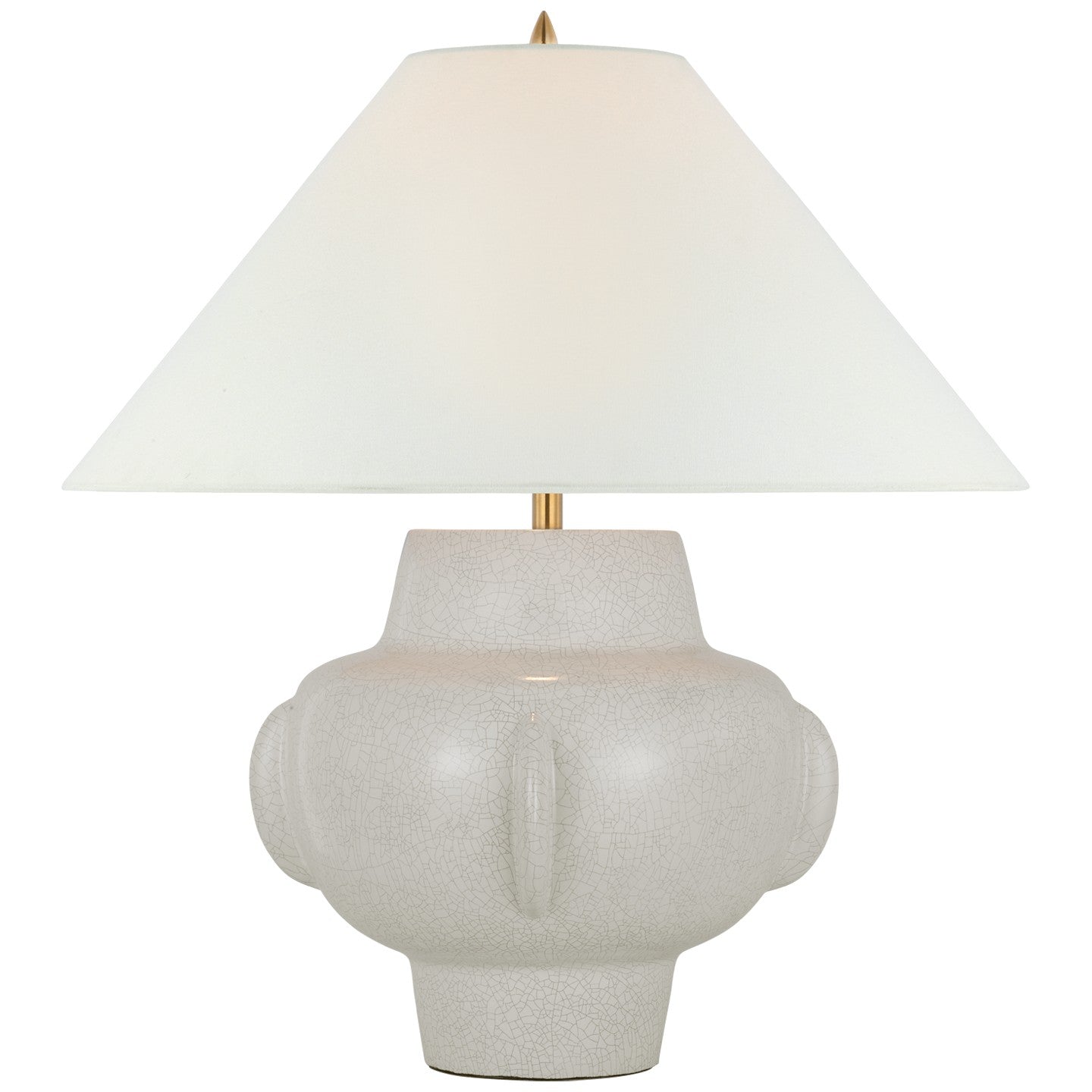 Visual Comfort Signature Canada - TOB 3625WTC-L2 - LED Table Lamp - Cap-Ferrat - White Crackle