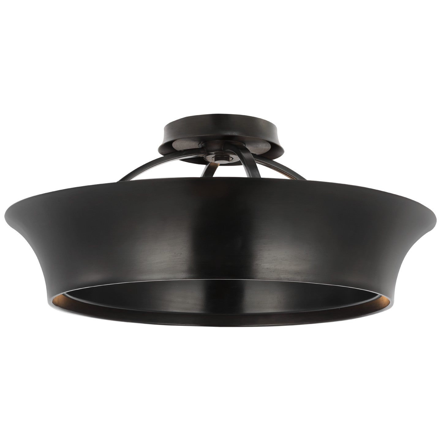 Visual Comfort Signature Canada - TOB 4521AI - LED Semi-Flush Mount - Garland - Aged Iron