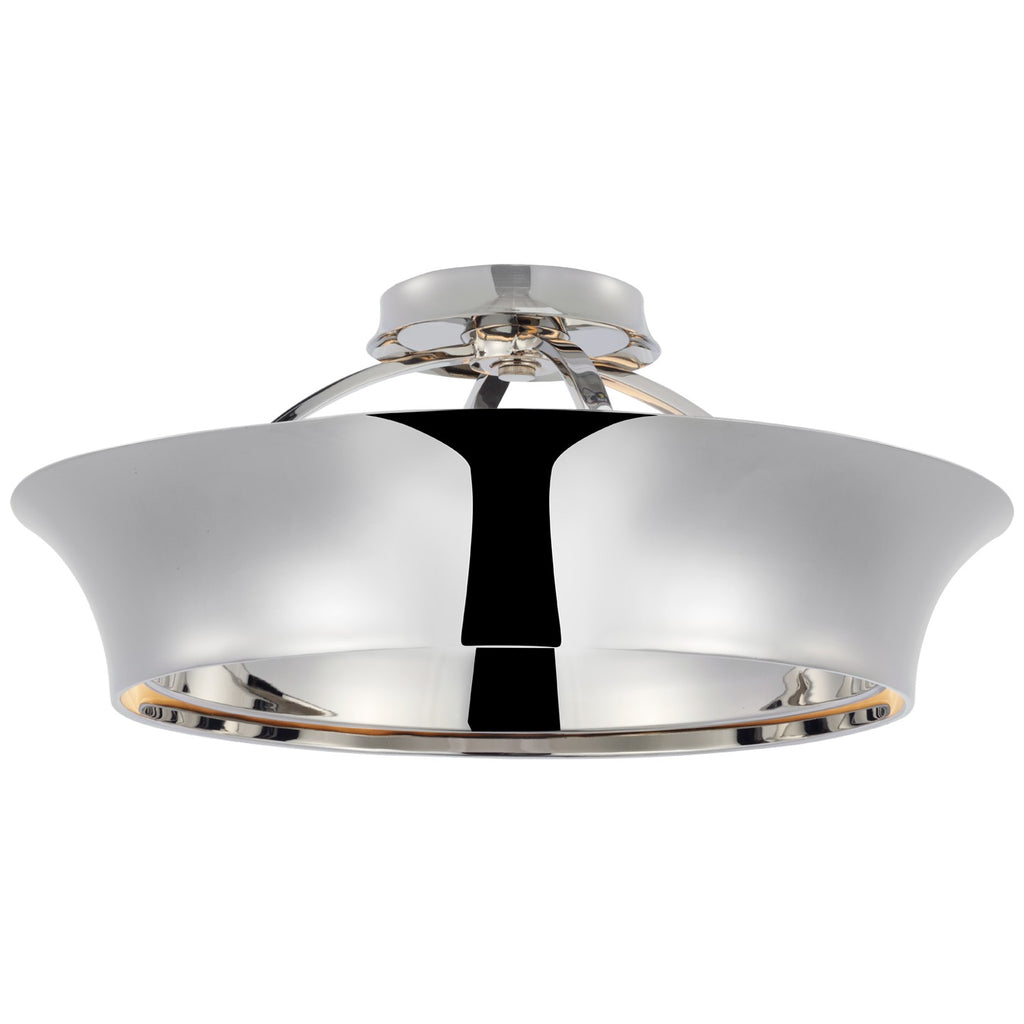 Visual Comfort Signature Canada - TOB 4521PN - LED Semi-Flush Mount - Garland - Polished Nickel