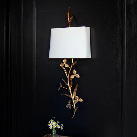 Southern Living Trillium Shaded Sconce