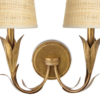 River Reed Two Light Wall Sconce