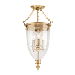Hanover Three Light Semi Flush Mount