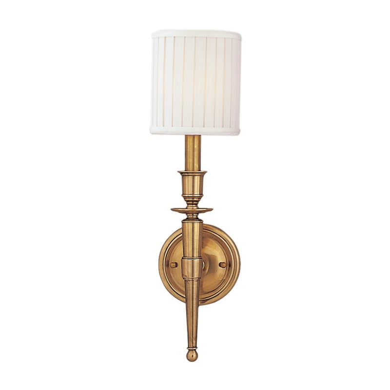 Hudson Valley Canada - 4901-AGB - One Light Wall Sconce - Abington - Aged Brass