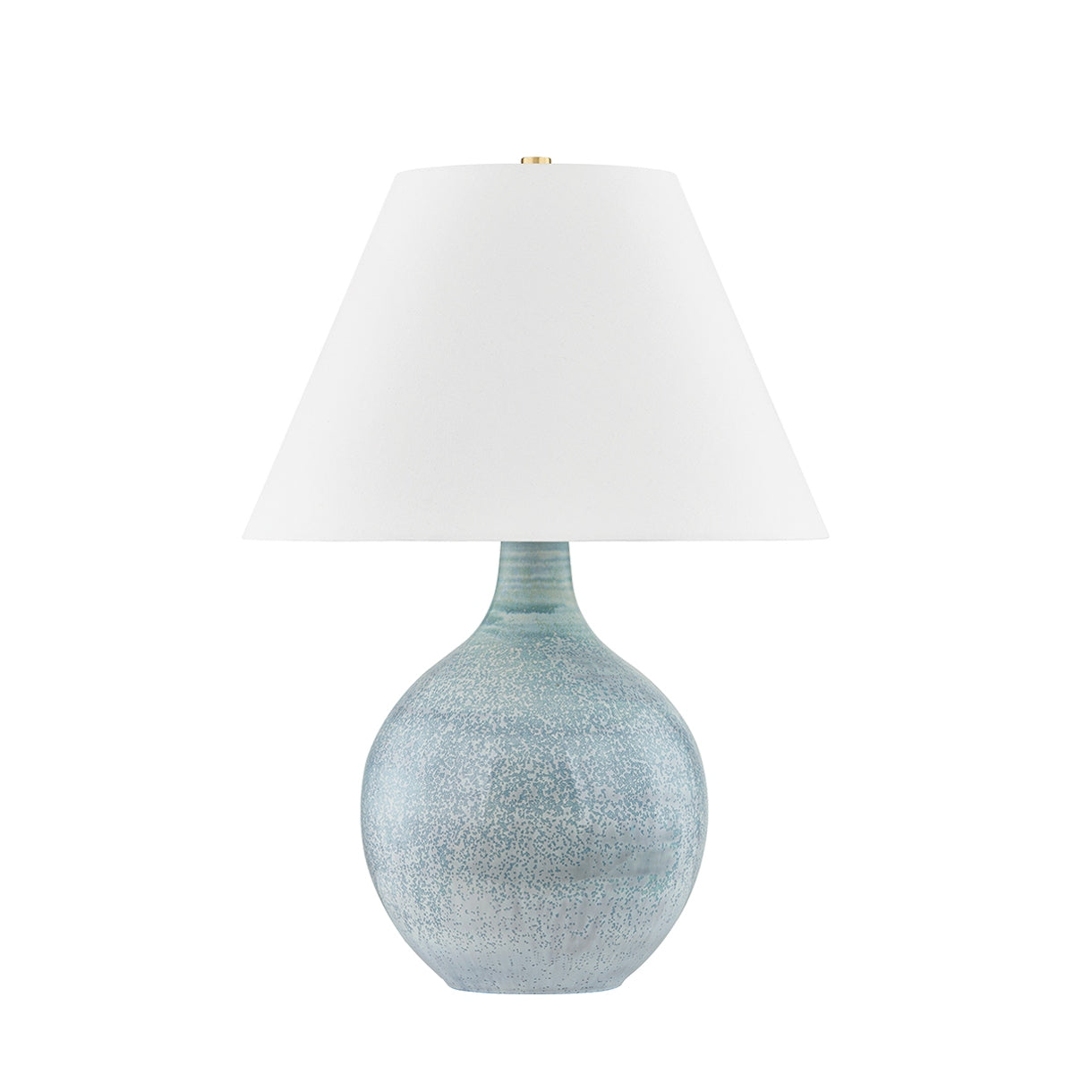 Hudson Valley Canada - L6227-AGB/C04 - One Light Table Lamp - Kearny - Aged Brass/Ceramic Reactive Seaglass