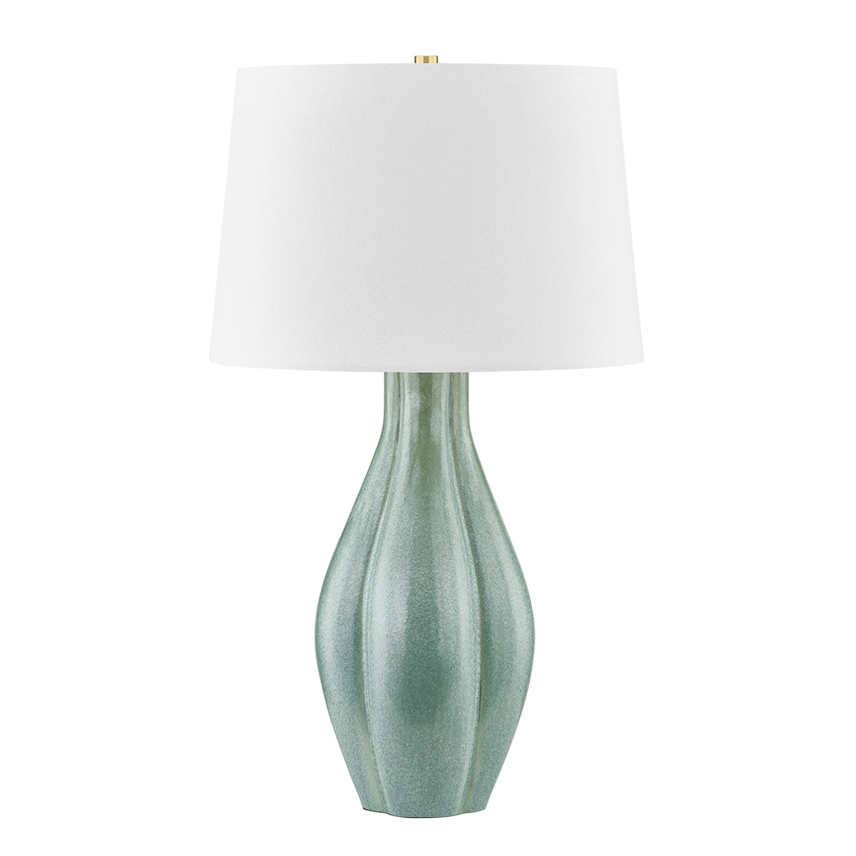 Hudson Valley Canada - L7231-AGB/C09 - One Light Table Lamp - Galloway - Aged Brass/Ceramic Moss Ivory
