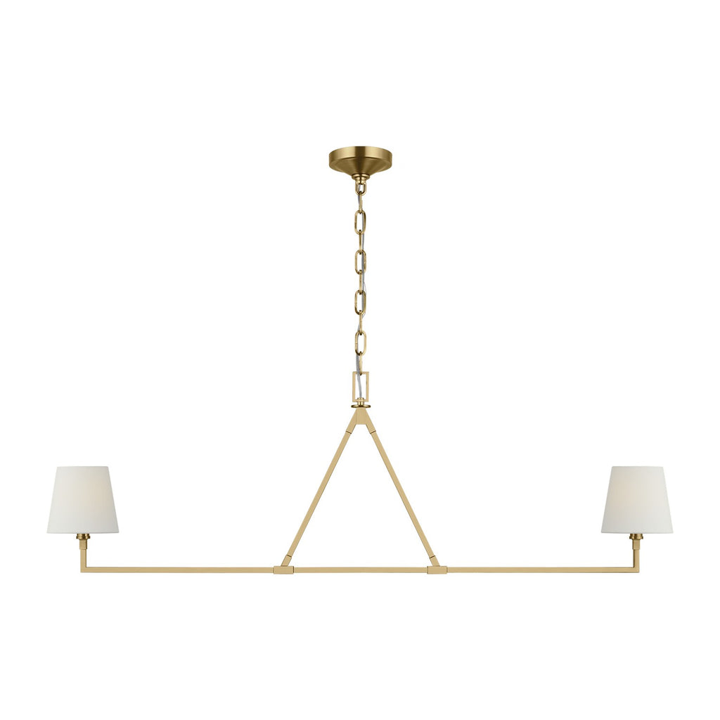 Visual Comfort Studio Canada - CC1732BBS - Two Light Linear Chandelier - Perth - Burnished Brass