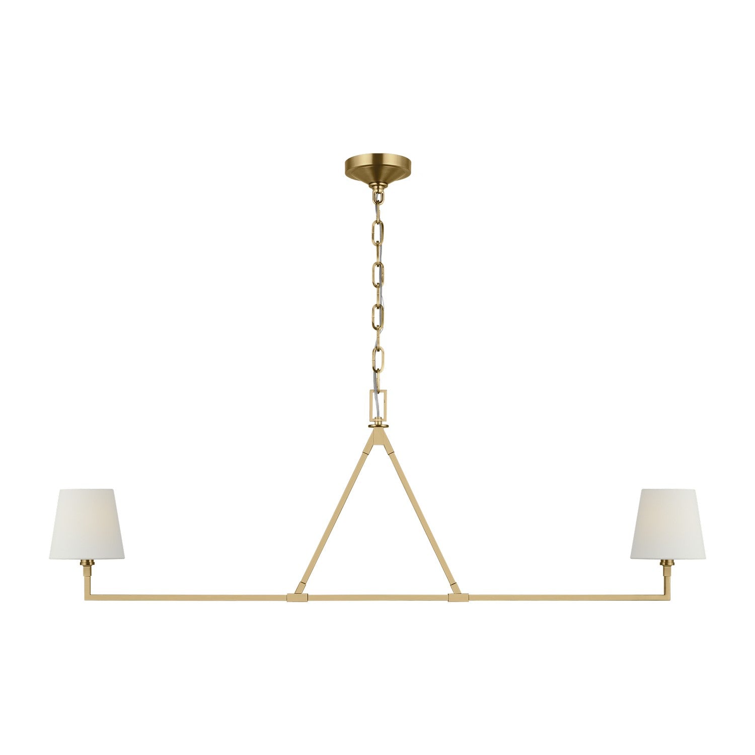 Visual Comfort Studio Canada - CC1732BBS - Two Light Linear Chandelier - Perth - Burnished Brass