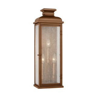 Visual Comfort Studio Canada - OL11102NCP - Three Light Wall Lantern - Pediment - Natural Copper