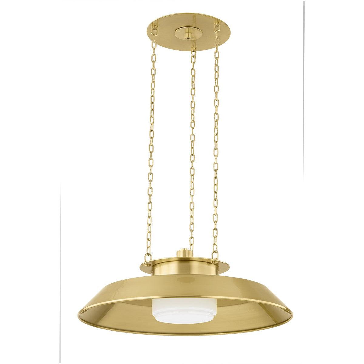 Hudson Valley Canada - 8822-AGB - One Light Pendant - Woodrow - Aged Brass