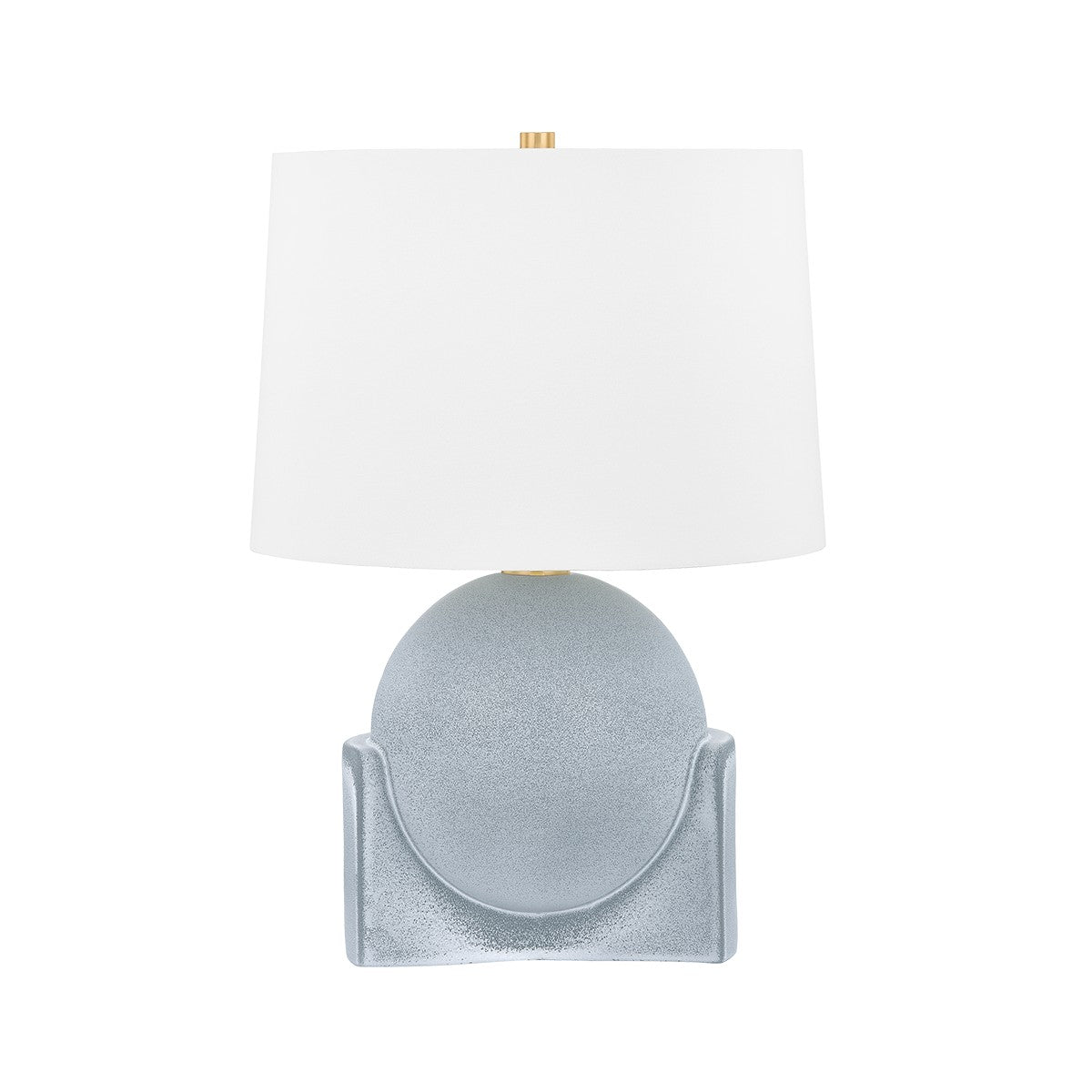 Hudson Valley Canada - L4123-AGB/CRT - One Light Table Lamp - Leeston - Aged Brass/Ceramic Reactive Slate