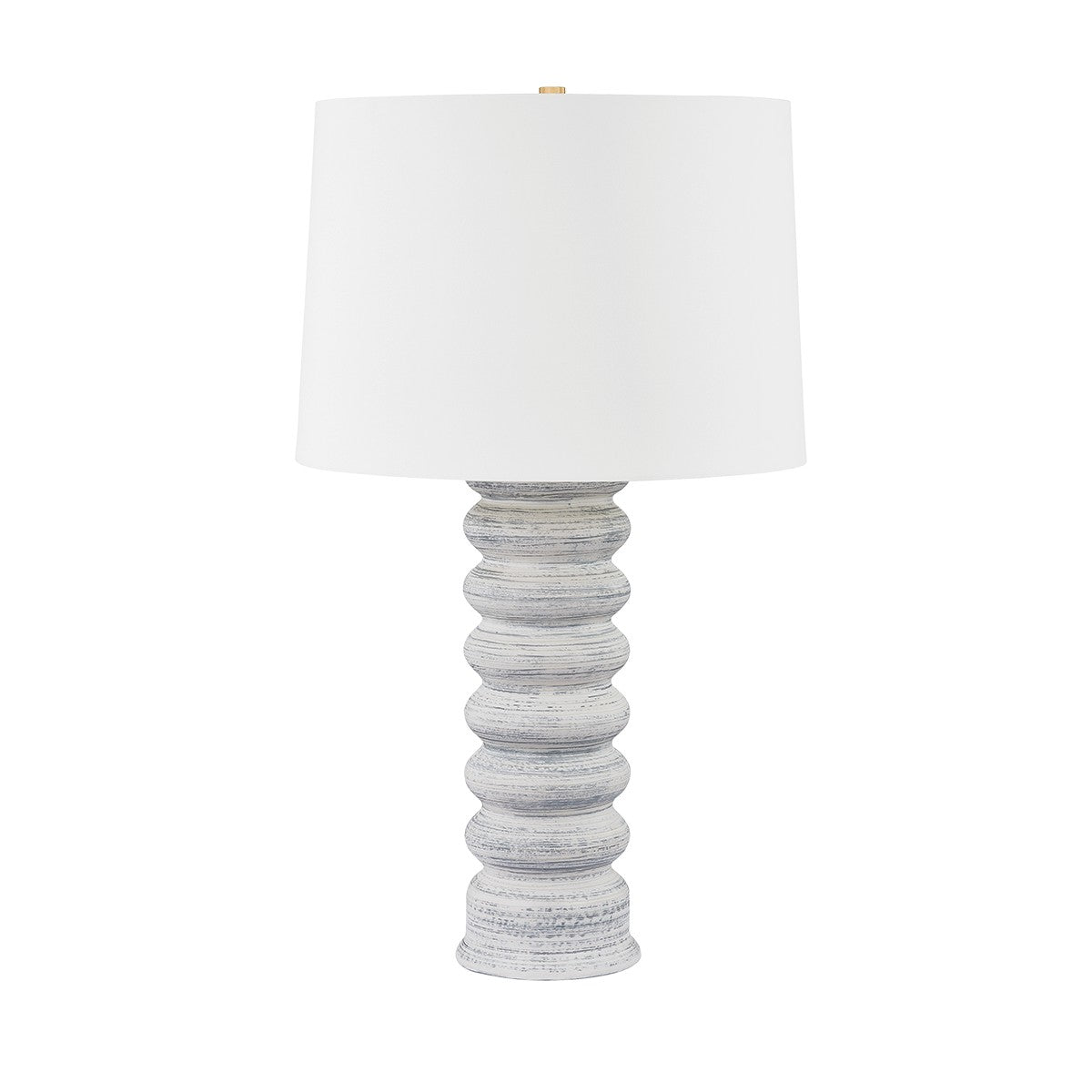 Hudson Valley Canada - L7633-AGB/CGY - One Light Table Lamp - Harwinton - Aged Brass/Ceramic Grey White
