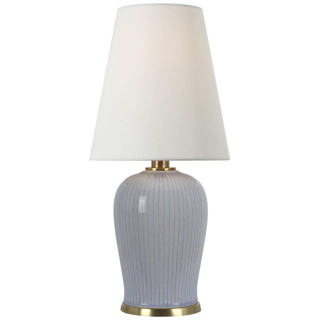 Visual Comfort Signature Canada - TOB 3603PBC-L - LED Table Lamp - Opera - Polar Blue Crackle