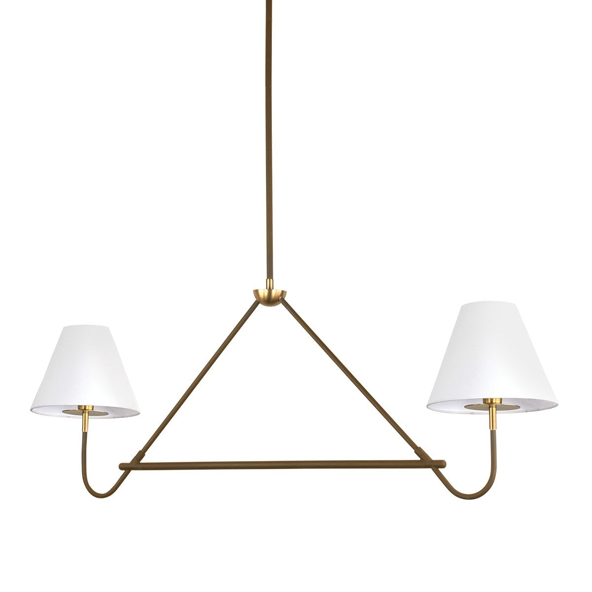 Mitzi Canada - H984902-AGB/BRZ - Two Light Linear Pendant - Polly - Aged Brass/Bronze