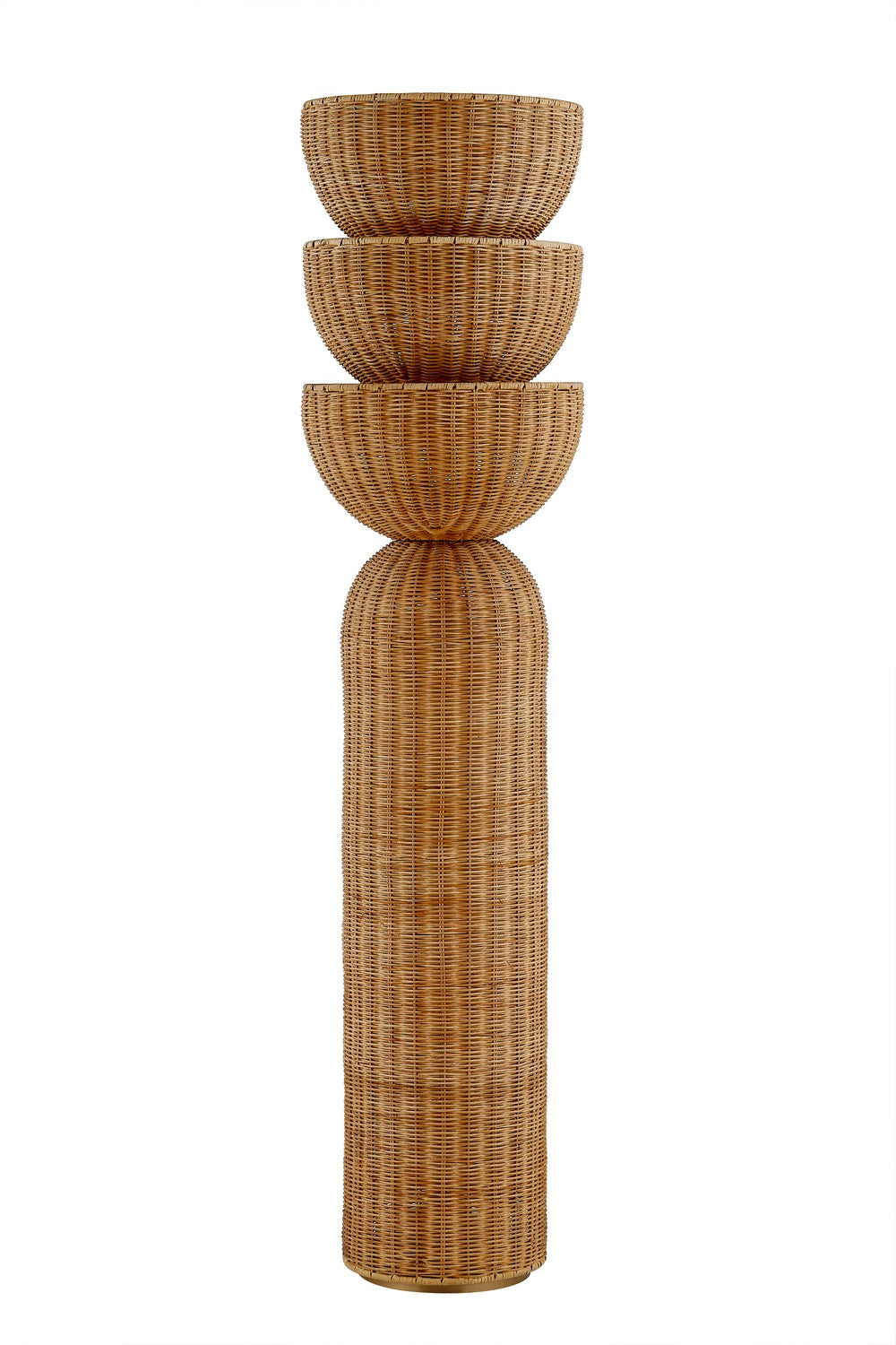 Troy Lighting Canada - PFL1055-PBR - Three Light Floor Lamp - Rian - Patina Brass