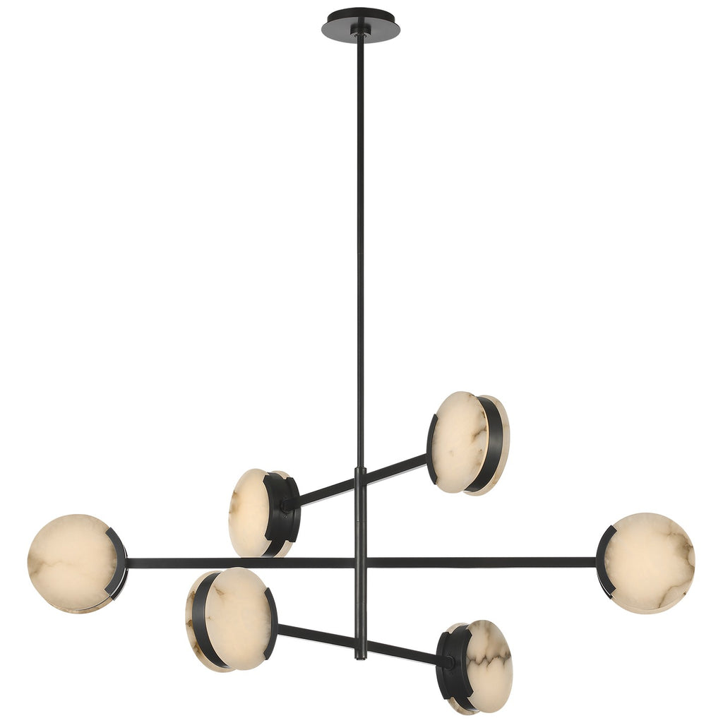 Visual Comfort Signature Canada - KW 5607BZ-ALB - LED Chandelier - Melange - Bronze
