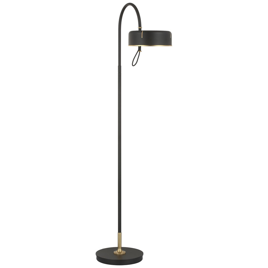 Visual Comfort Signature Canada - TOB 1130MI/HAB-MI - LED Floor Lamp - Oso - Modern Iron and Hand-Rubbed Antique Brass