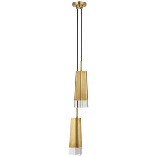 Visual Comfort Signature Canada - TOB 5661HAB-CG - LED Pendant - Matcha - Hand-Rubbed Antique Brass