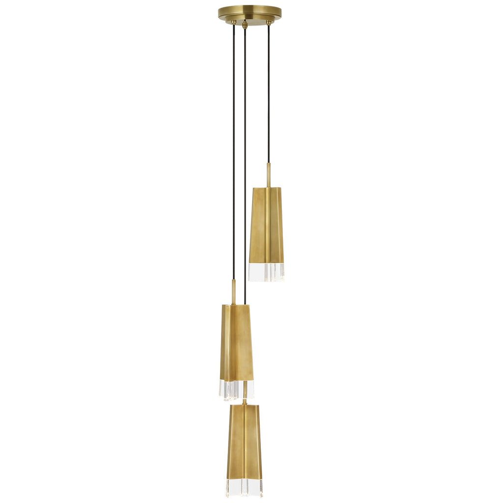 Visual Comfort Signature Canada - TOB 5662HAB-CG - LED Pendant - Matcha - Hand-Rubbed Antique Brass