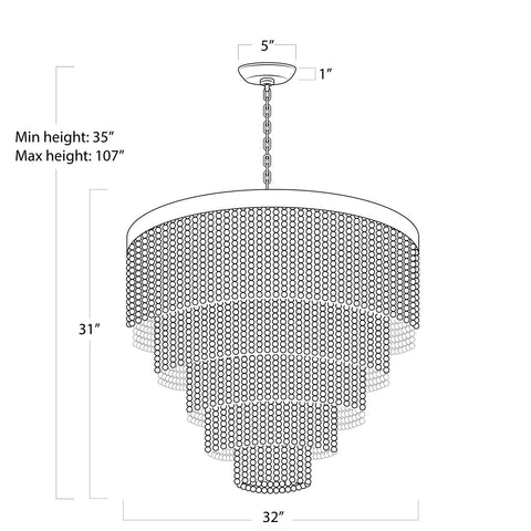 Waterfall Chandelier