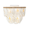 Lorelei Wood Bead Flush Mount