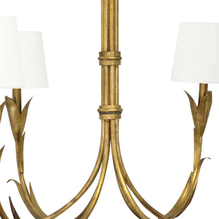 River Reed Six Light Chandelier