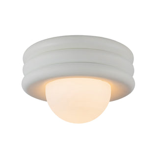 Alora Canada - SF426012AW - One Light Semi-Flush Mount - Harvey - Antique White
