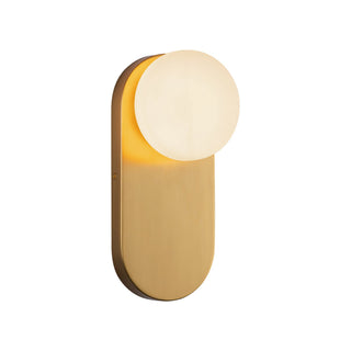 Alora Canada - WV425112BGOP - One Light Vanity - Ariel - Brushed Gold/Opal Glass