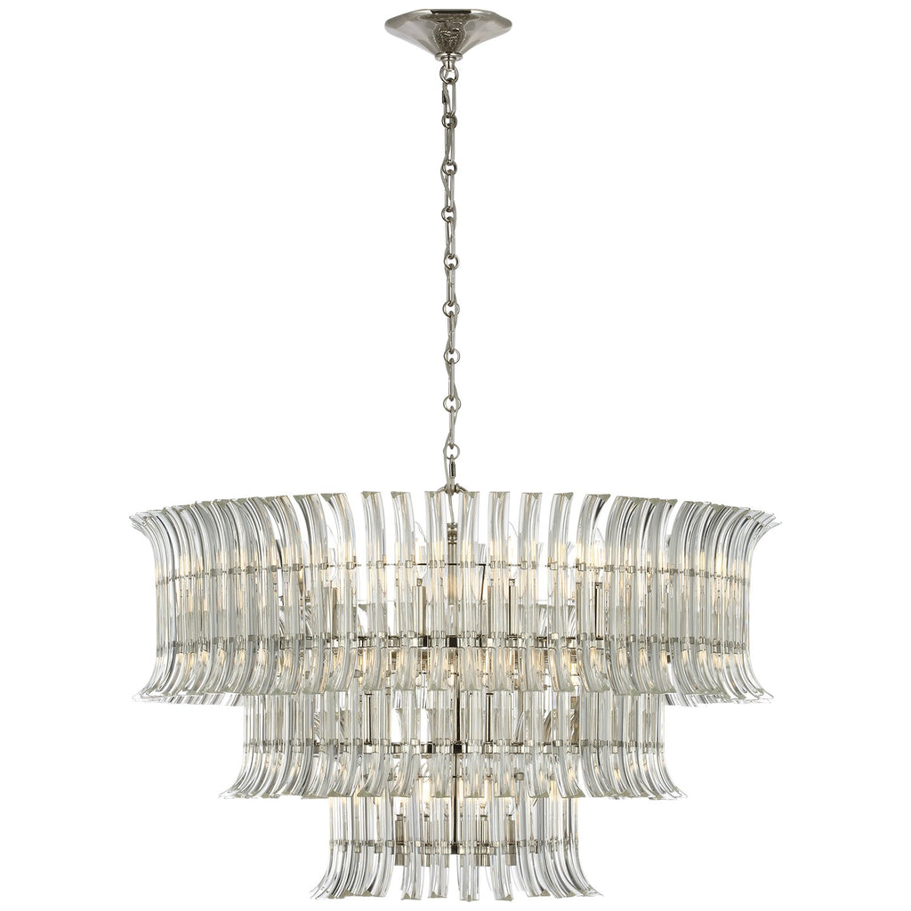 Visual Comfort Signature Canada - ARN 5072PN-CG - LED Chandelier - Rhine - Polished Nickel