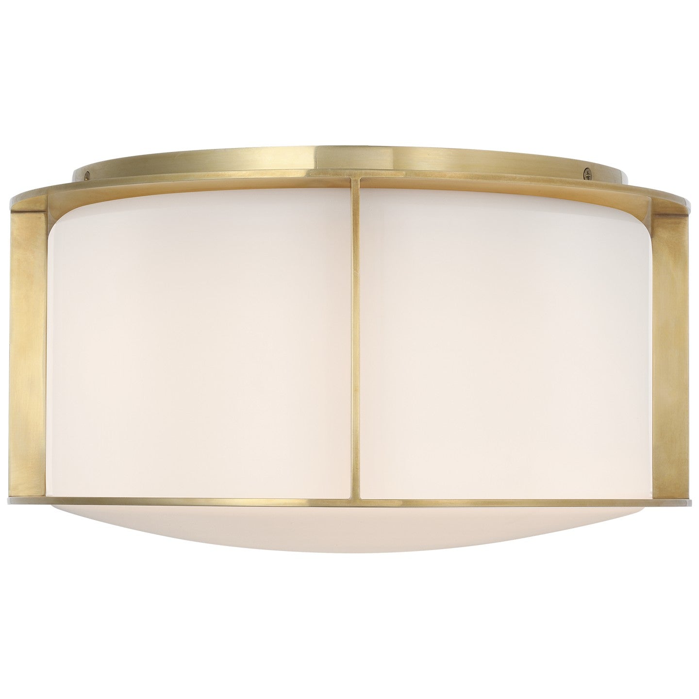 Visual Comfort Signature Canada - BBL 4191SB-WG - LED Flush Mount - Phinn - Soft Brass