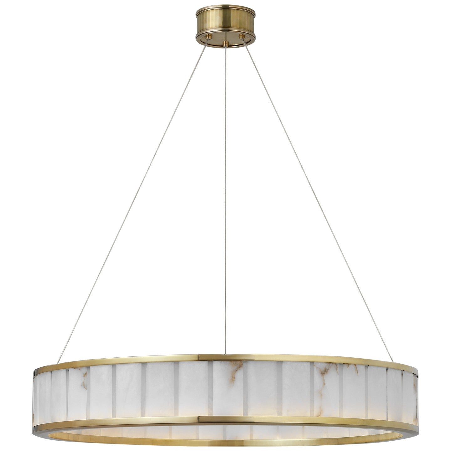 Visual Comfort Signature Canada - CHC 5800AB-ALB - LED Chandelier - Iterna - Antique-Burnished Brass
