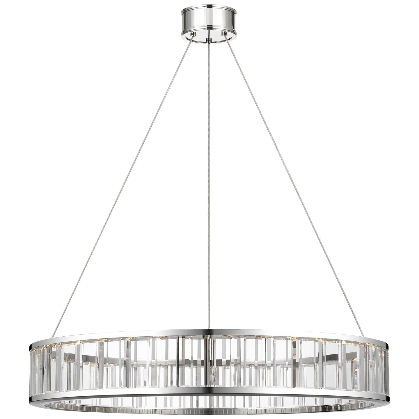 Visual Comfort Signature Canada - CHC 5800PN-CG - LED Chandelier - Iterna - Polished Nickel