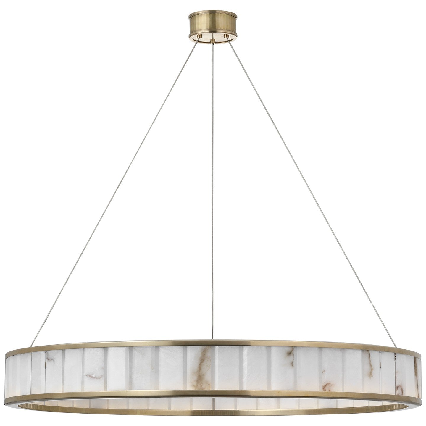 Visual Comfort Signature Canada - CHC 5801AB-ALB - LED Chandelier - Iterna - Antique-Burnished Brass