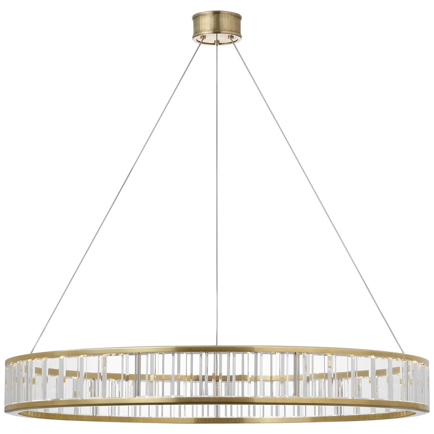 Visual Comfort Signature Canada - CHC 5801AB-CG - LED Chandelier - Iterna - Antique-Burnished Brass
