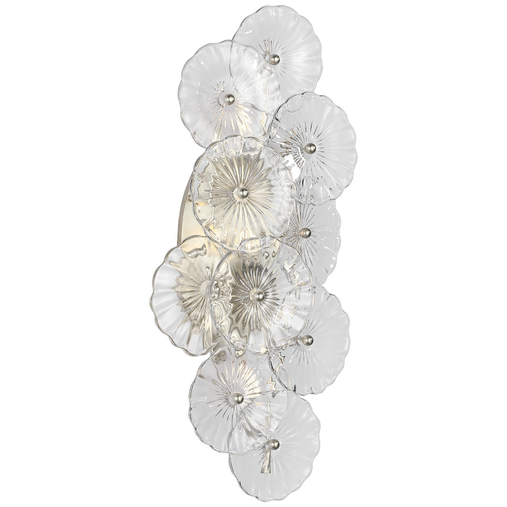 Visual Comfort Signature Canada - JN 2035BSL-CG - LED Wall Sconce - Gianna - Burnished Silver Leaf