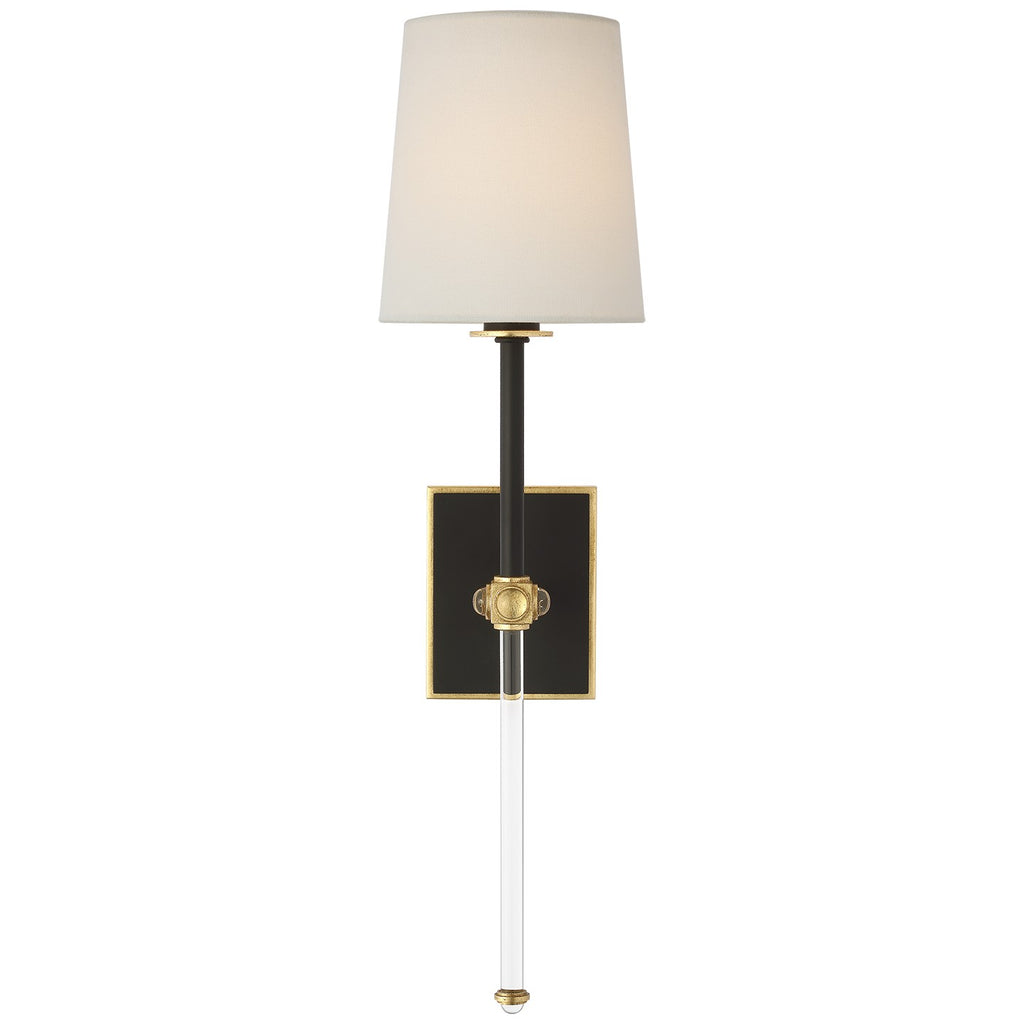 Visual Comfort Signature Canada - JN 2052MBK/CG-L-CL - LED Wall Sconce - Lucia - Matte Black and Crystal