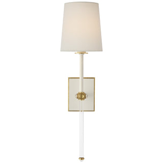 Visual Comfort Signature Canada - JN 2052WHT/CG-L-CL - LED Wall Sconce - Lucia - Matte White and Crystal