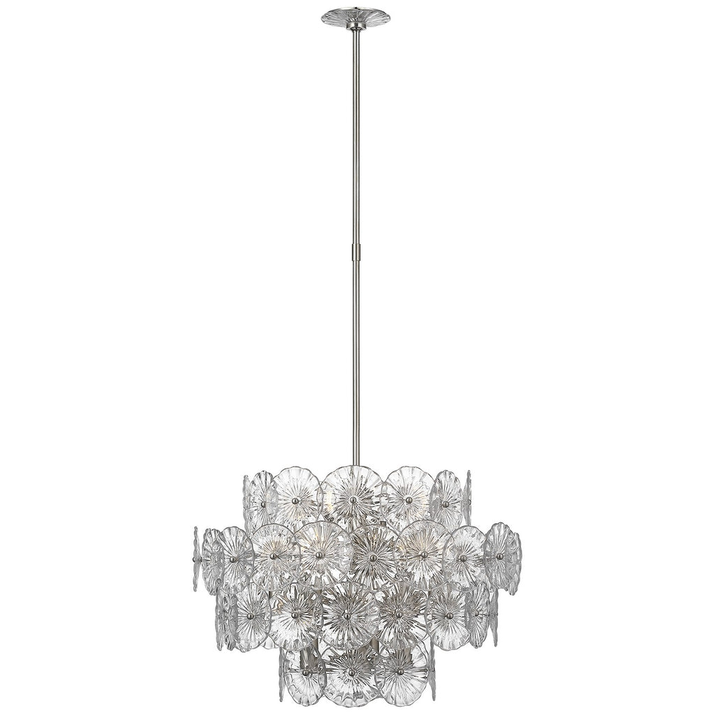 Visual Comfort Signature Canada - JN 5035BSL-CG - LED Chandelier - Gianna - Burnished Silver Leaf