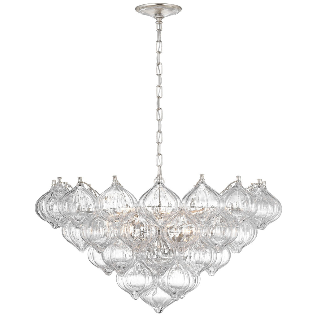 Visual Comfort Signature Canada - JN 5145BSL-CG - LED Chandelier - Caselli - Burnished Silver Leaf