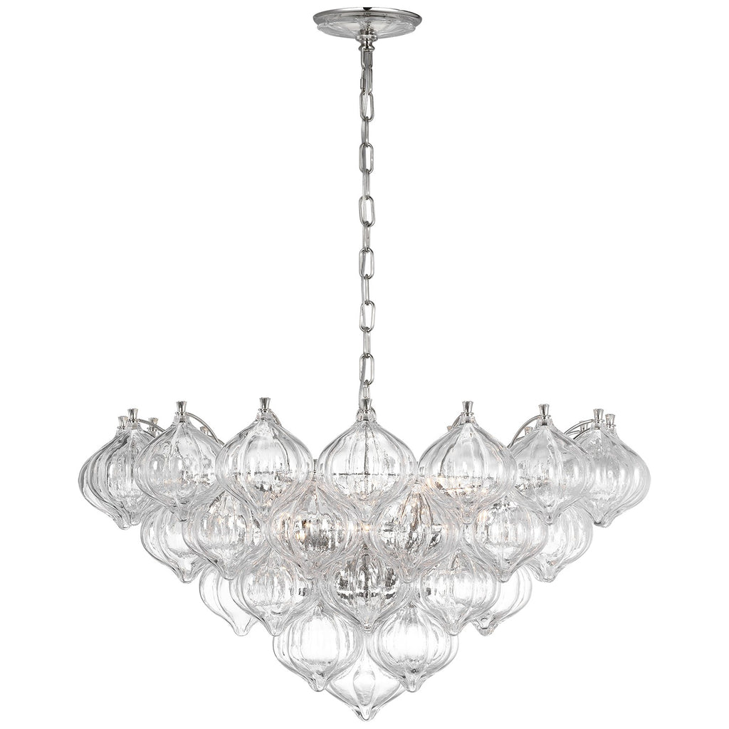 Visual Comfort Signature Canada - JN 5145PN-CG - LED Chandelier - Caselli - Polished Nickel