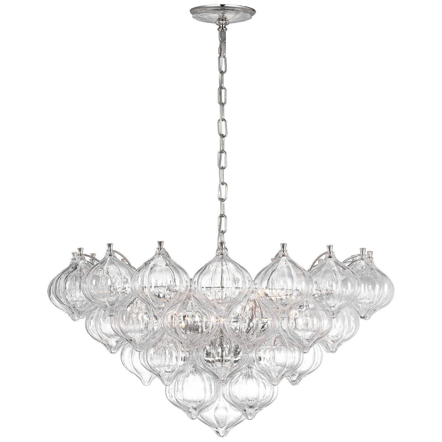 Visual Comfort Signature Canada - JN 5145PN-CG - LED Chandelier - Caselli - Polished Nickel