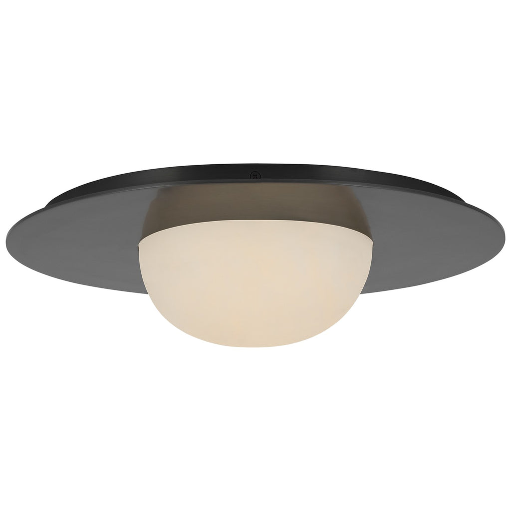 Visual Comfort Signature Canada - KW 4007BZ-ALB - LED Flush Mount - Fosse - Bronze