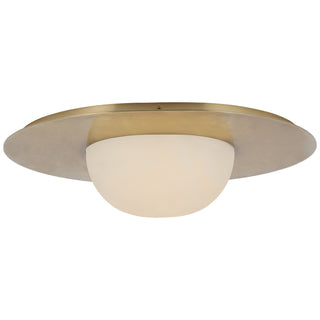 Visual Comfort Signature Canada - KW 4008AB-ALB - LED Flush Mount - Fosse - Antique-Burnished Brass