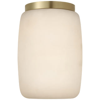 Visual Comfort Signature Canada - KW 4903ALB/AB - LED Flush Mount - Formosa - Alabaster and Antique-Burnished Brass
