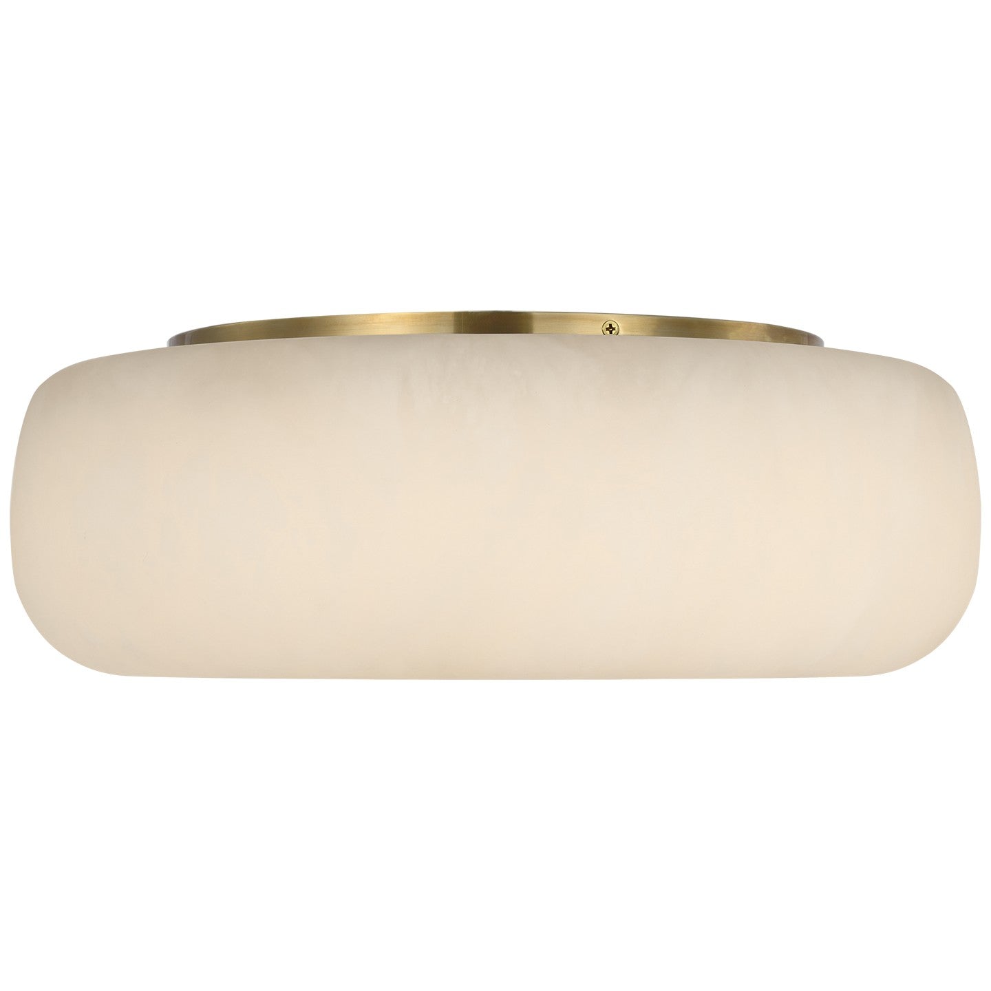 Visual Comfort Signature Canada - KW 4904ALB/AB - LED Flush Mount - Formosa - Alabaster and Antique-Burnished Brass