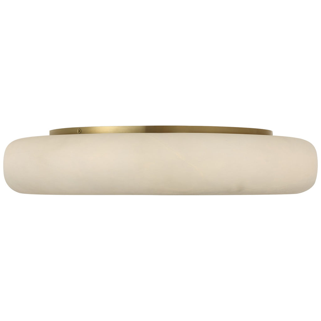 Visual Comfort Signature Canada - KW 4905ALB/AB - LED Flush Mount - Formosa - Alabaster and Antique-Burnished Brass