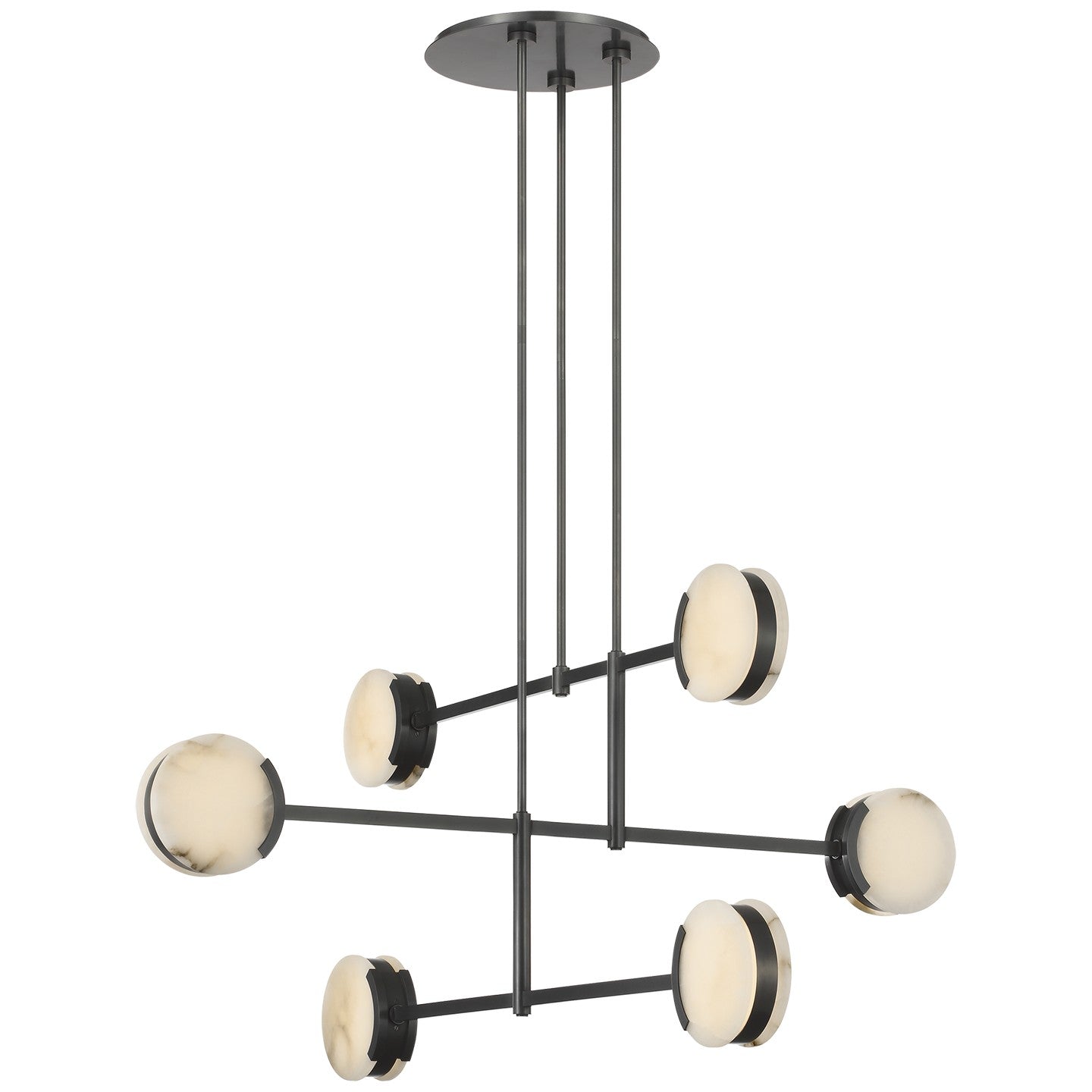 Visual Comfort Signature Canada - KW 5609BZ-ALB - LED Chandelier - Melange - Bronze