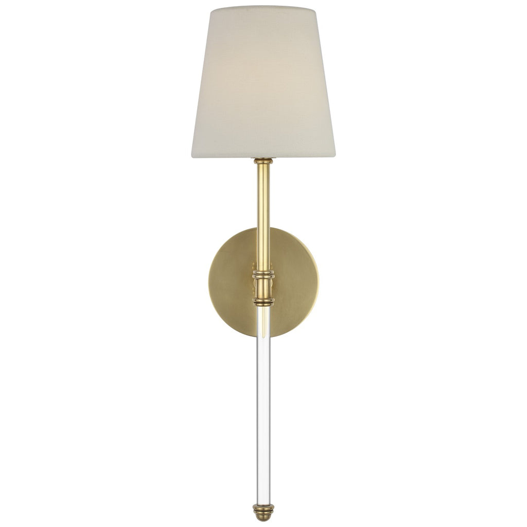 Visual Comfort Signature Canada - SK 2019HAB-L-CL - LED Wall Sconce - Camille - Hand-Rubbed Antique Brass