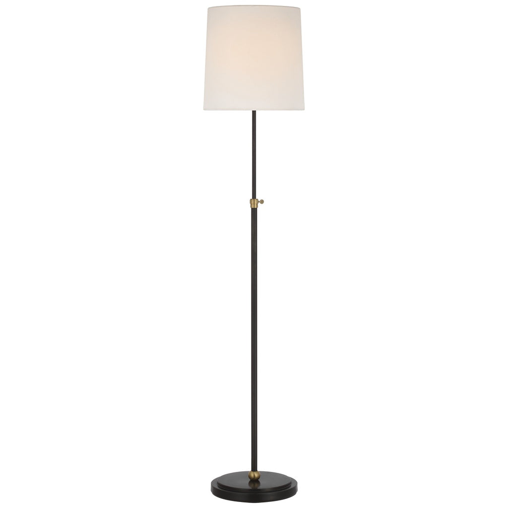 Visual Comfort Signature Canada - TOB 1022BZ/HAB-L-CL - LED Floor Lamp - Bryant - Bronze and Hand-Rubbed Antique Brass