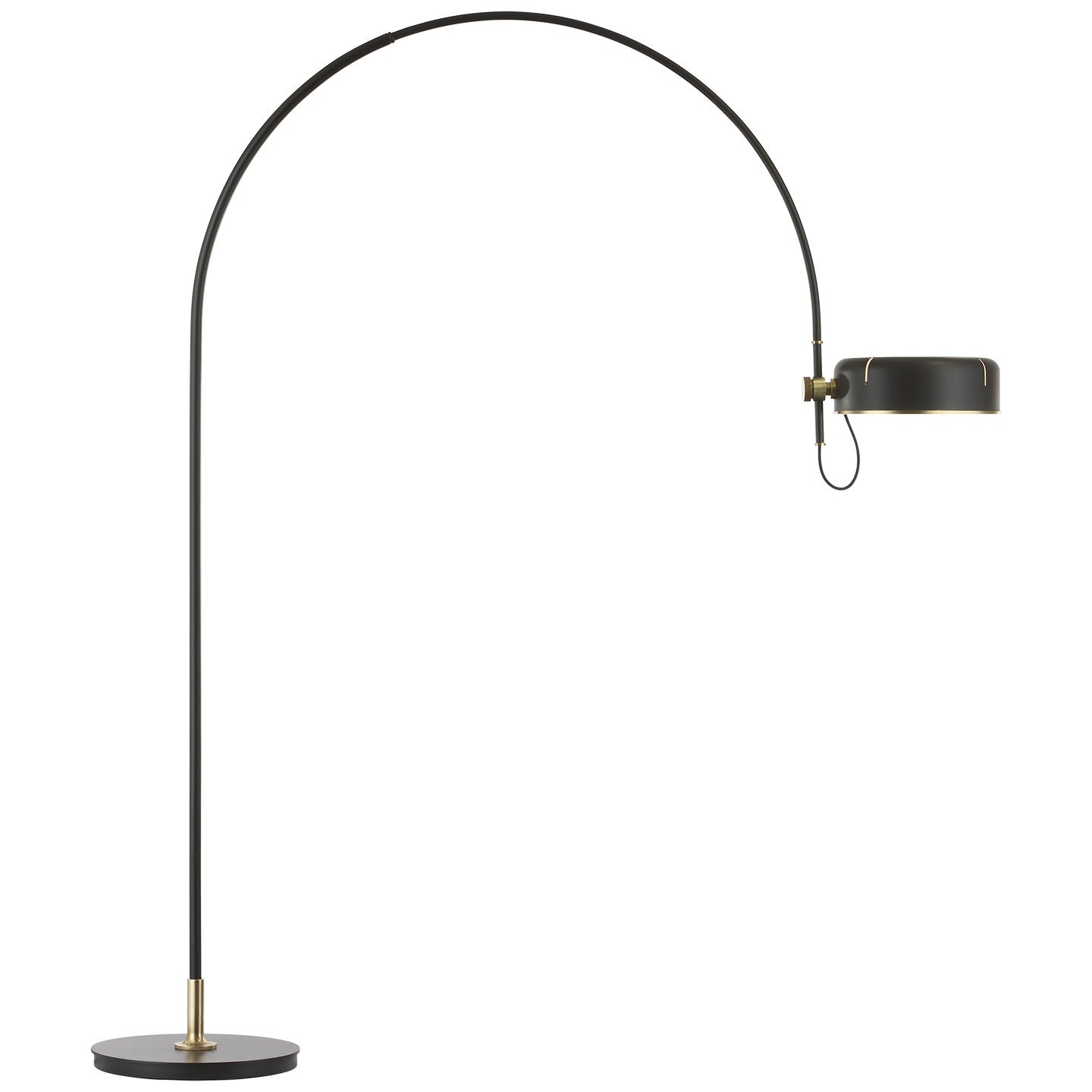 Visual Comfort Signature Canada - TOB 1132MI/HAB-MI - LED Floor Lamp - Oso - Modern Iron and Hand-Rubbed Antique Brass