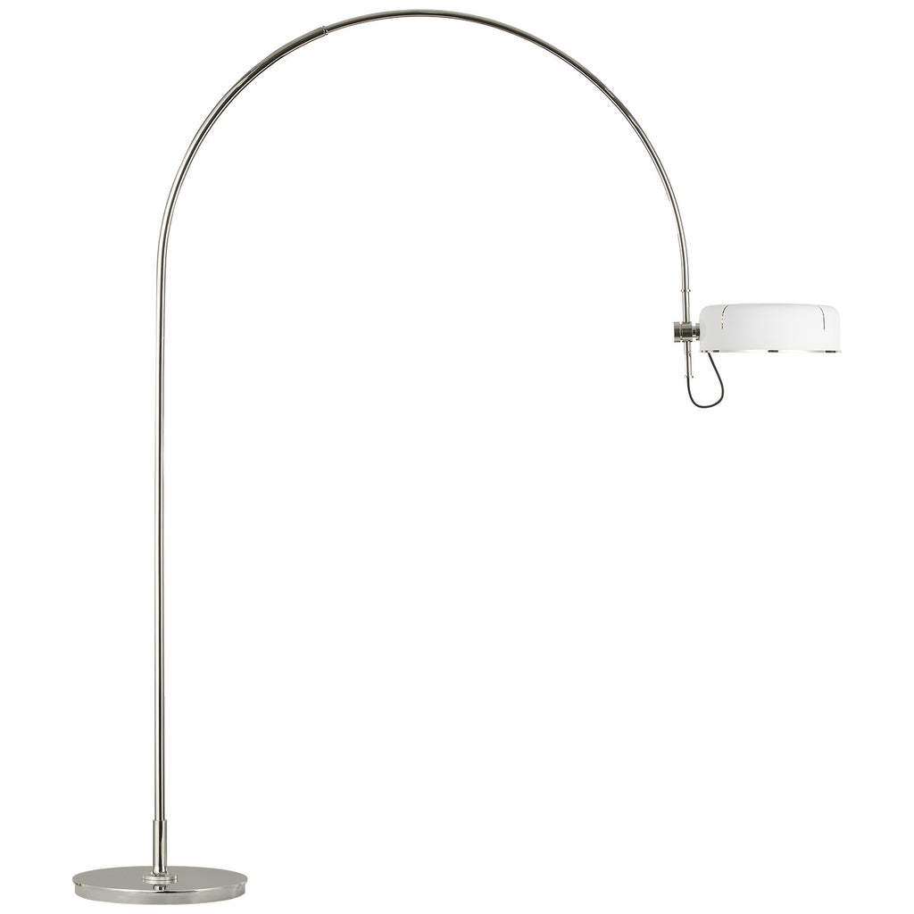 Visual Comfort Signature Canada - TOB 1132PN-WHT - LED Floor Lamp - Oso - Polished Nickel